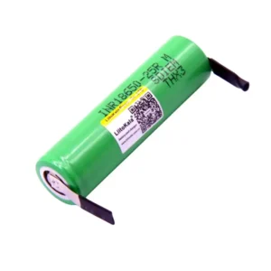 LiitoKala Lii-25R-N 18650 3.7V 2500mAh High Drain Rechargeable Li-ion Battery with Nickel Tabs