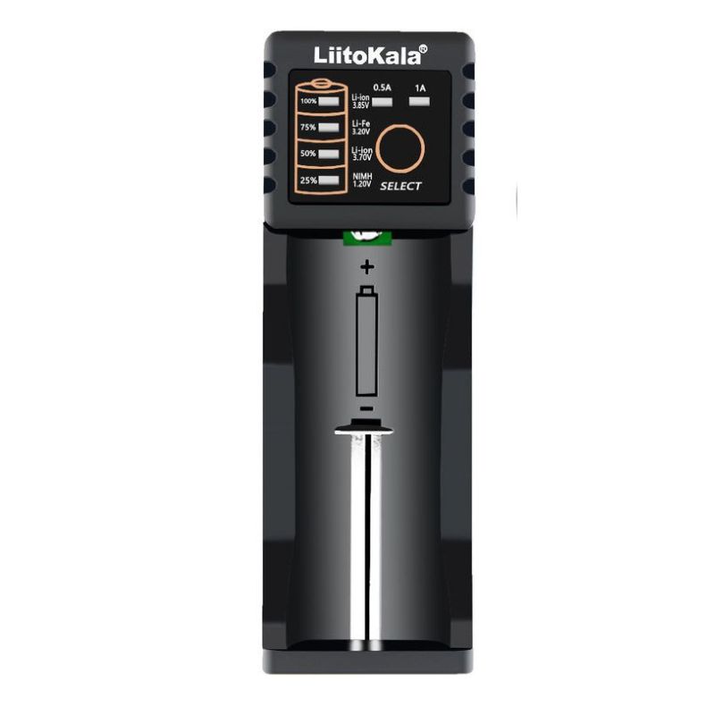 LiitoKala Lii-100 USB Smart Charger for Li-ion and NiMH Batteries 18650 26650 14500