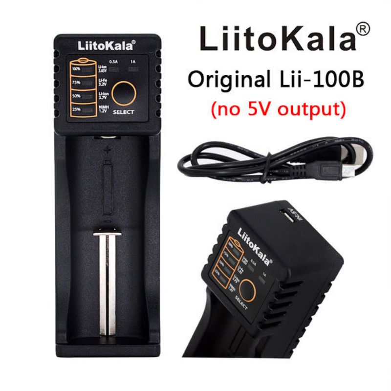 LiitoKala Lii-100B Universal Smart Battery Charger – 18650/AA/AAA/NiMH/Li-ion - Image 3