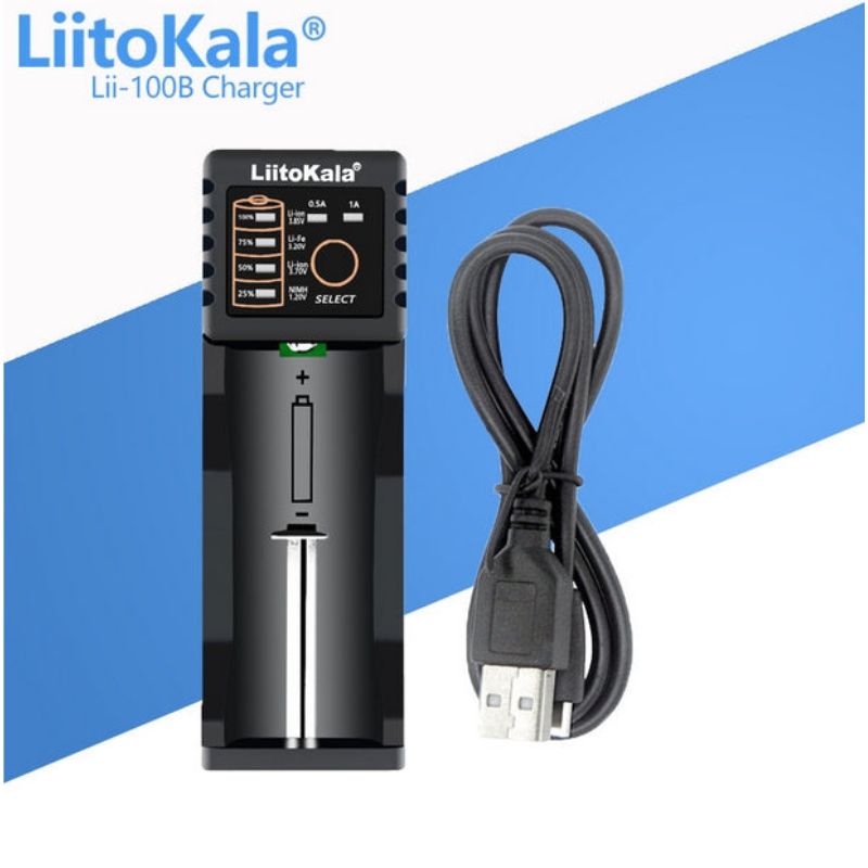 LiitoKala Lii-100B Universal Smart Battery Charger – 18650/AA/AAA/NiMH/Li-ion - Image 2