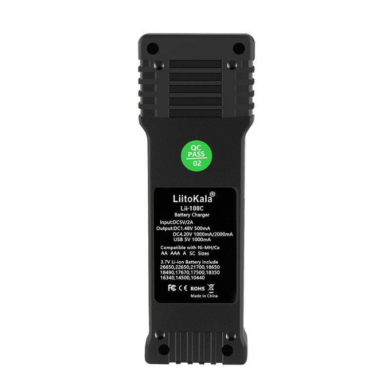 LiitoKala Lii-100C Smart Battery Charger – Universal USB Charger for Li-ion & NiMH Cells - Image 3