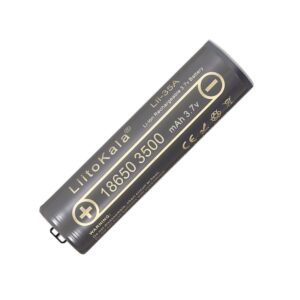 LiitoKala Lii-35A-PCB 18650 3500 mAh Protected Li-ion Battery with PCB Circuit – High Capacity 3.7V Cell