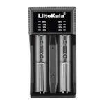 LiitoKala Lii-C2 USB Dual-Slot Smart Charger for Li-ion and NiMH Batteries 18650 26650 14500