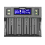 LiitoKala Lii-D4XL 4-Slot AC/DC Smart Charger for Li-ion LiFePO4 NiMH and 9V Batteries 18650 26650 21700