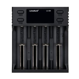 LiitoKala Lii-S4 Intelligent 4-Slot Charger for NiMH and NiCd AA AAA Rechargeable Batteries
